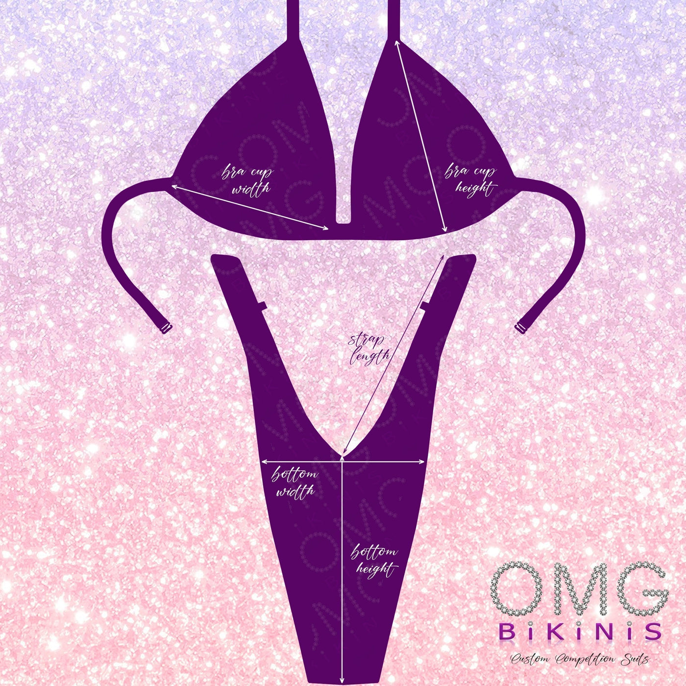 Kendall Figure/WPD Competition Suit S/S | OMG Bikinis Rentals