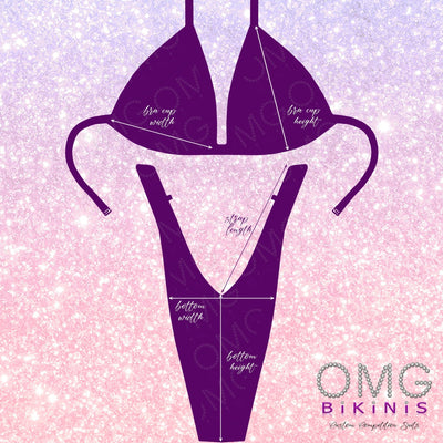 Marina Figure/WPD Competition Suit S/S | OMG Bikinis Rentals