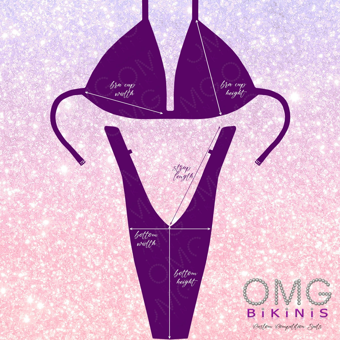 Zuri Figure/WPD Competition Suit S/S | OMG Bikinis Rentals