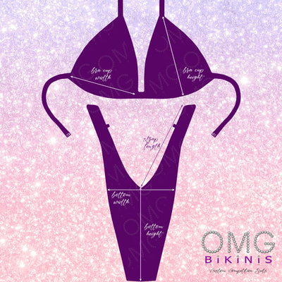 Darcia Figure/WPD Competition Suit S/S | OMG Bikinis Rentals
