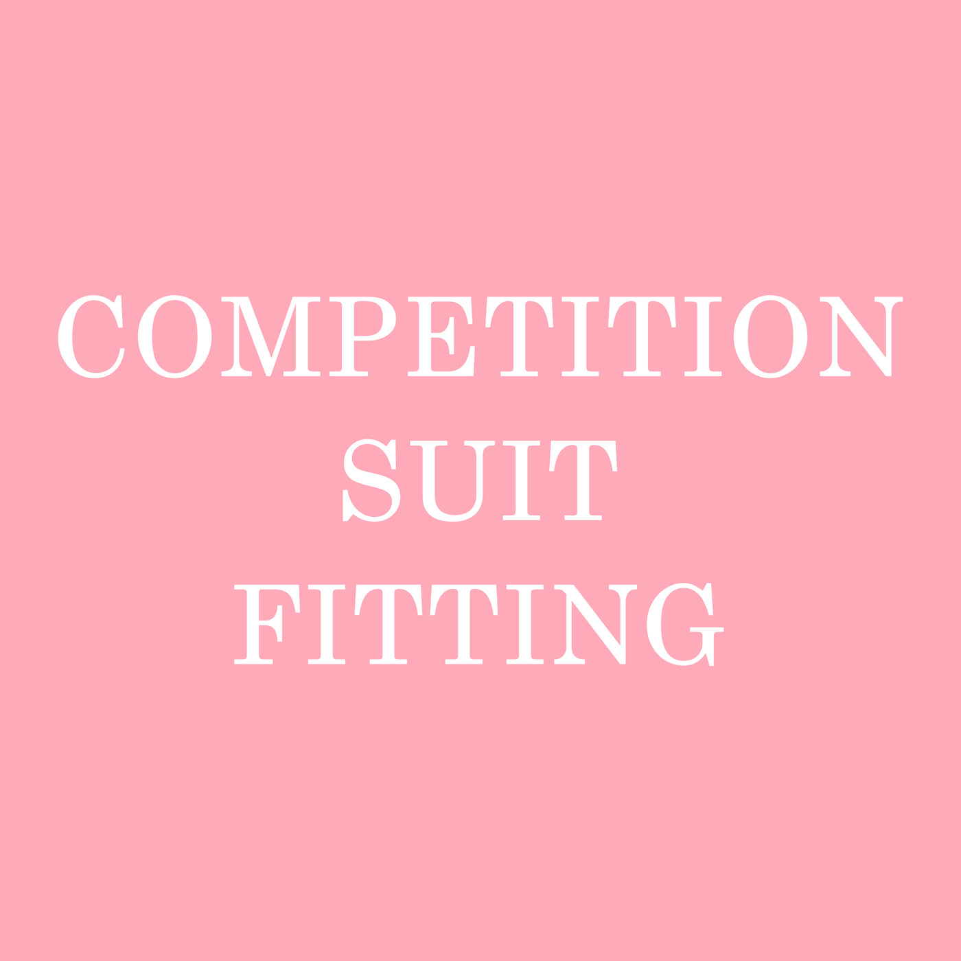 Competition Suit Fitting | OMG Bikinis