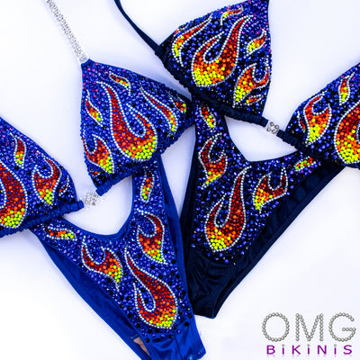 Flames Figure/WPD Competition Suit | OMG Bikinis