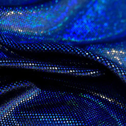 Navy Blue Foiled Velvet | Fabric Swatches | OMG Bikinis