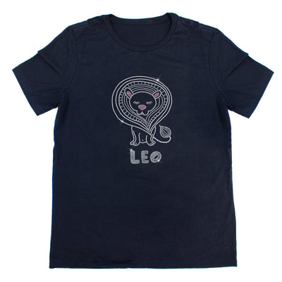 Leo Rhinestone Zodiac T-Shirt | OMG Bikinis