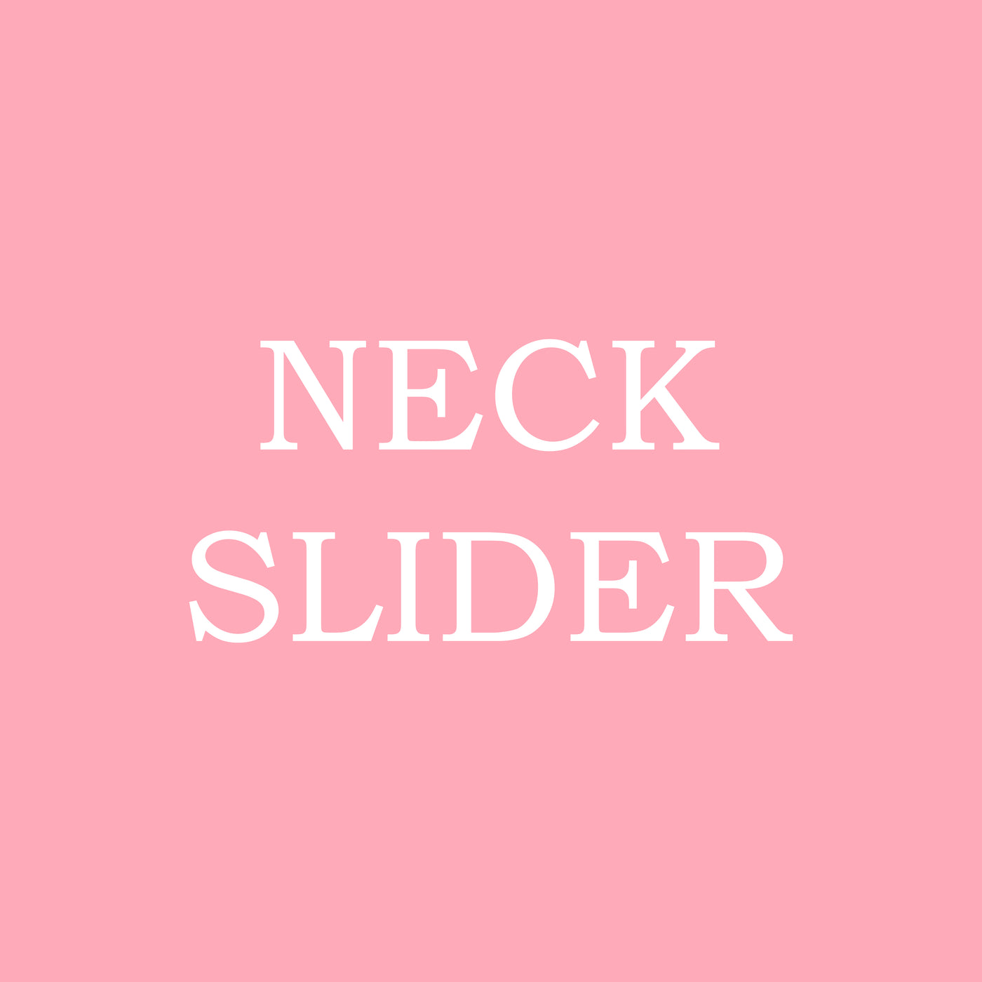 Neck Slider | OMG Bikinis