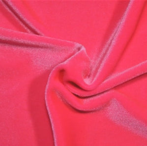 Neon Pink Velvet | Fabric Swatches | OMG Bikinis