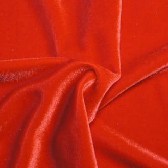Poppy Red Velvet | Fabric Swatches | OMG Bikinis