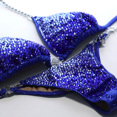 Light Sapphire Gradient Competition Bikini | OMG Bikinis