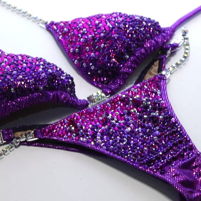 Purple Berry Gradient Competition Bikini | OMG Bikinis