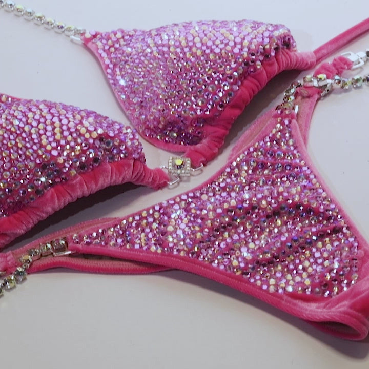 Flamingo Pink Competition Bikini | OMG Bikinis