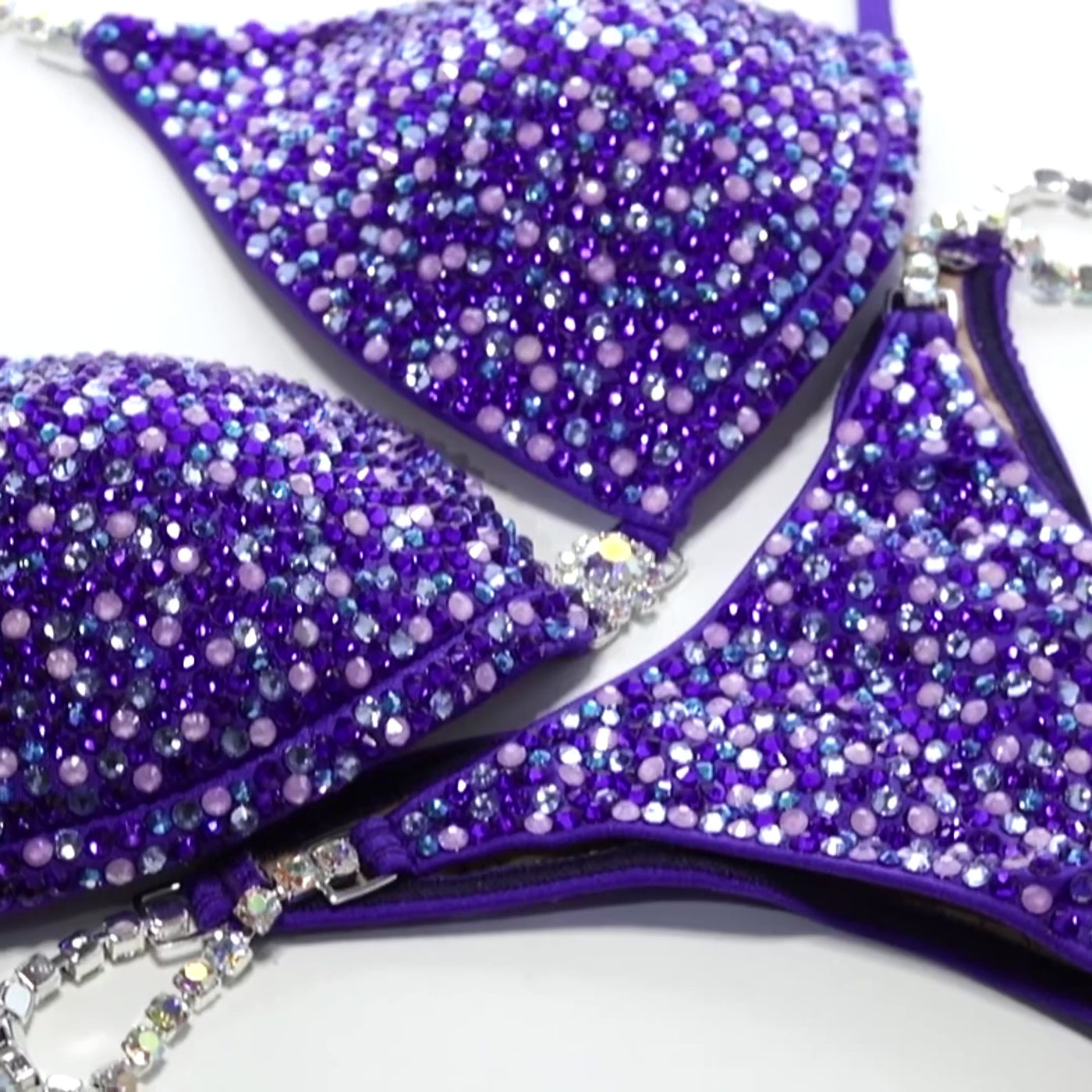 Lavender Purple Matte Competition Bikini | OMG Bikinis