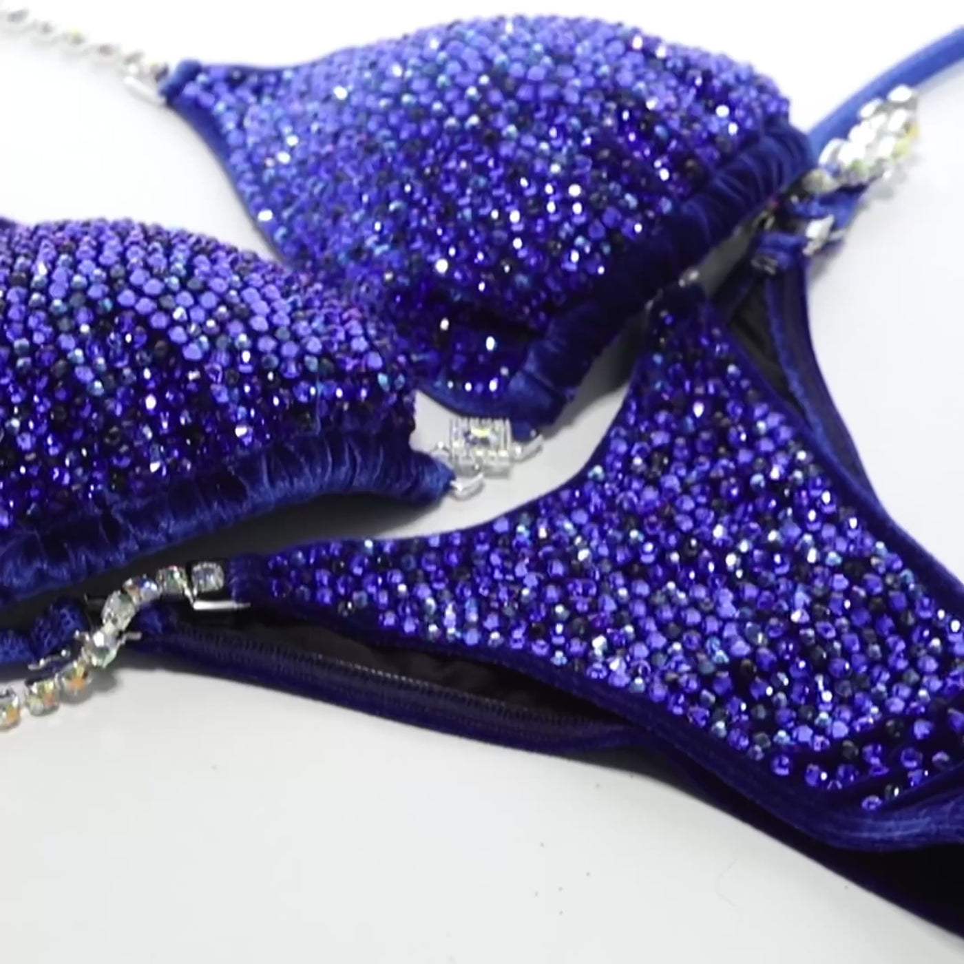 Montana Blue Velvet Competition Bikini | OMG Bikinis