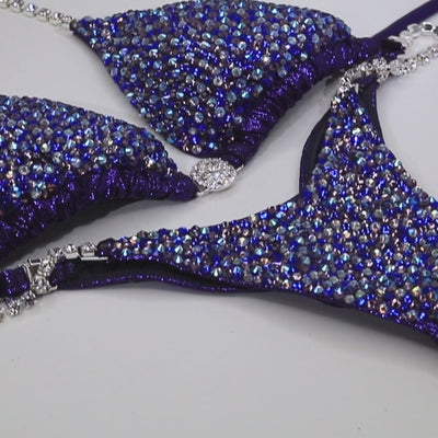 Purple Blue Competition Bikini | OMG Bikinis
