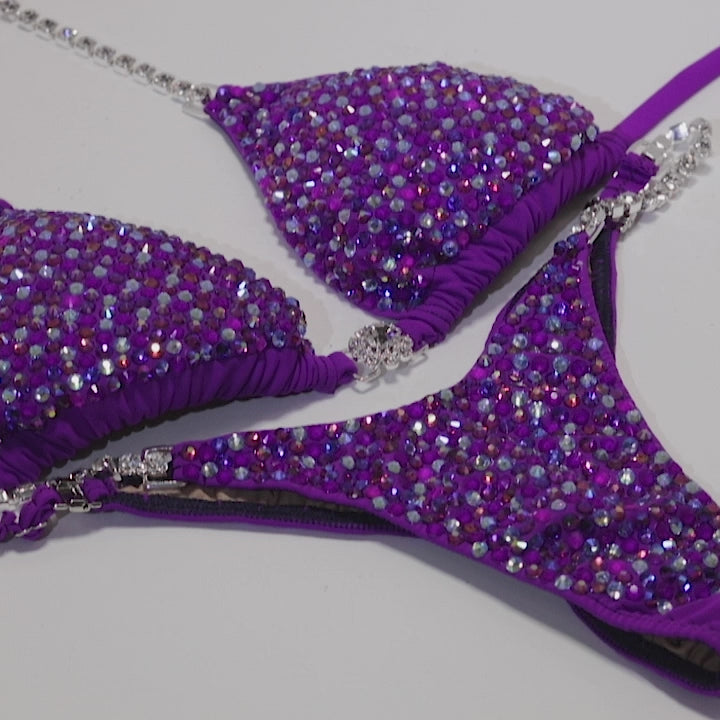 Electric Purple Competition Bikini | OMG Bikinis