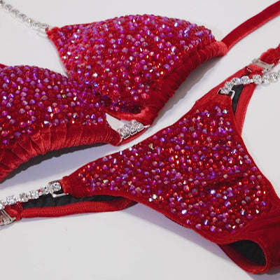 Poppy Red Competition Bikini | OMG Bikinis