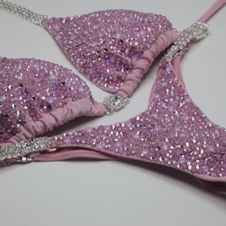 Blush Pink Competition Suit | OMG Bikinis