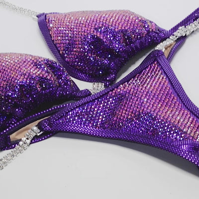 Bright Purple Competition Suit | OMG Bikinis