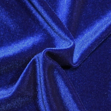 Royal Blue Velvet | Fabric Swatches | OMG Bikinis