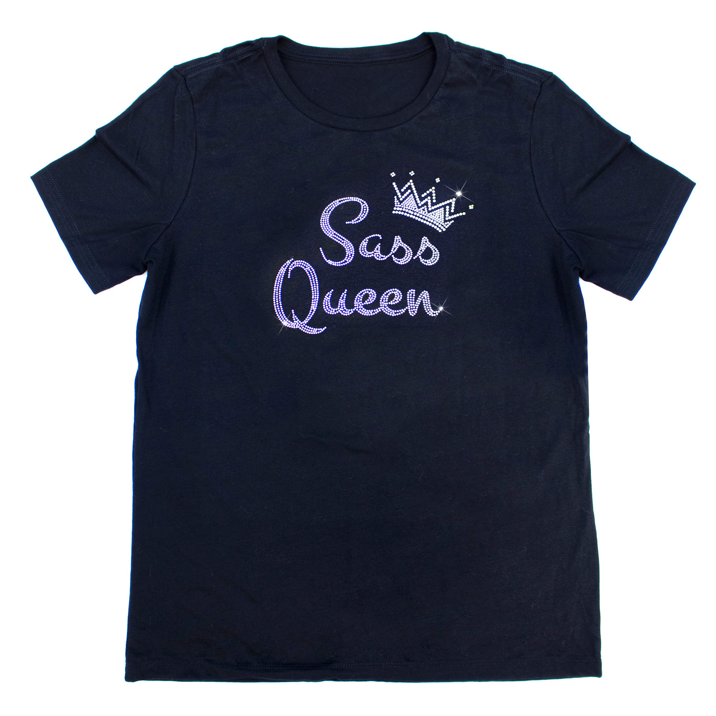 Sass Queen Rhinestone T-Shirt | OMG Bikinis