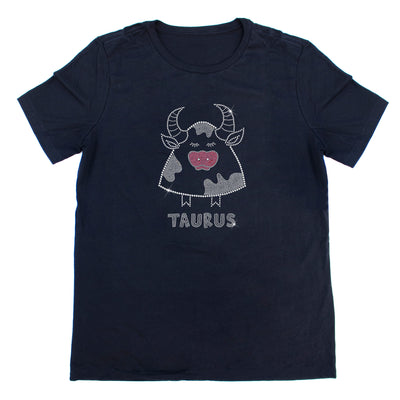 Taurus Rhinestone Zodiac T-Shirt | OMG Bikinis