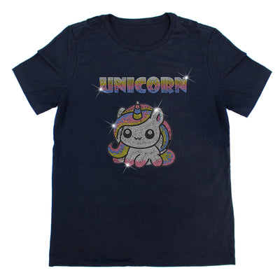 Unicorn Rhinestone T-Shirt | OMG Bikinis