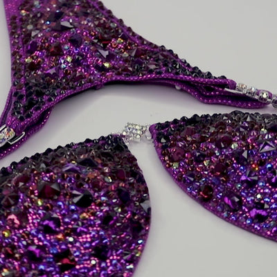 Glimmering Amethyst Competition Bikini | OMG Bikinis