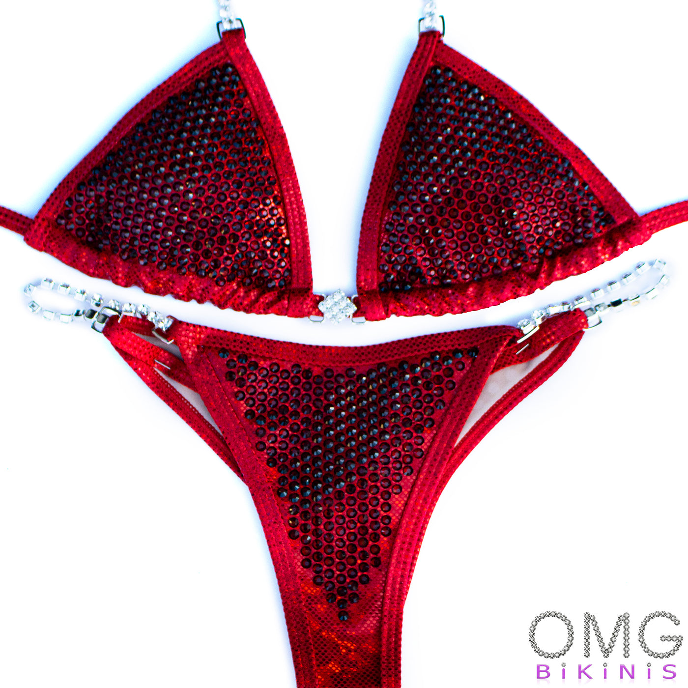 Juicy Red Competition Suit | OMG Bikinis