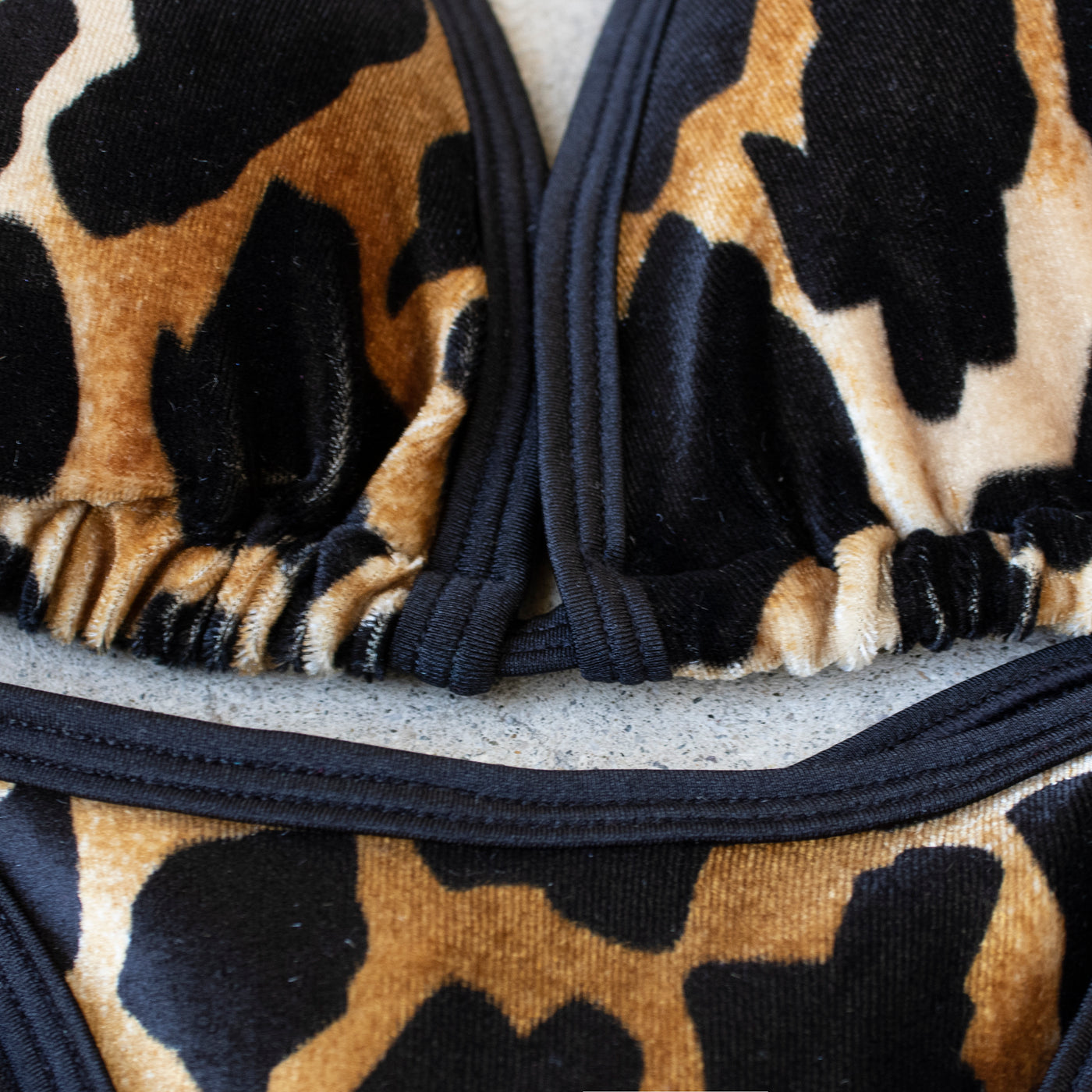 Velvet Giraffe Posing Suit | Scrunch Butt Bikini | NPC/IFBB Practice Suit