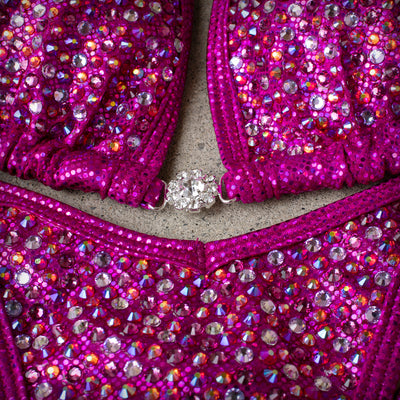 Sparkling Pink Competition Bikini | OMG Bikinis