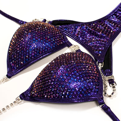 Purple Velvet Competition Bikini | OMG Bikinis