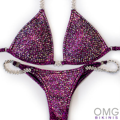 Purple AB Competition Bikini | OMG Bikinis