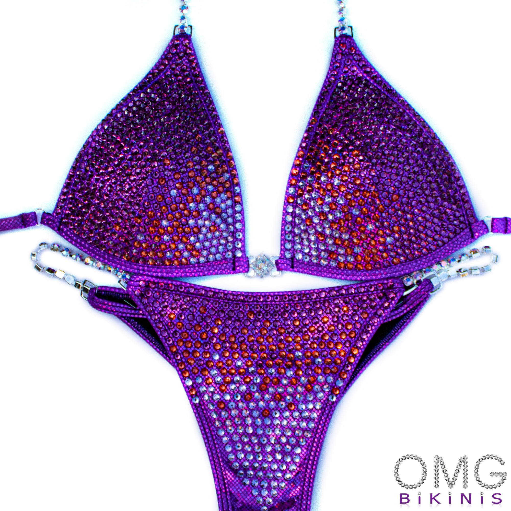 Raspberry Gradient Competition Bikini | OMG Bikinis