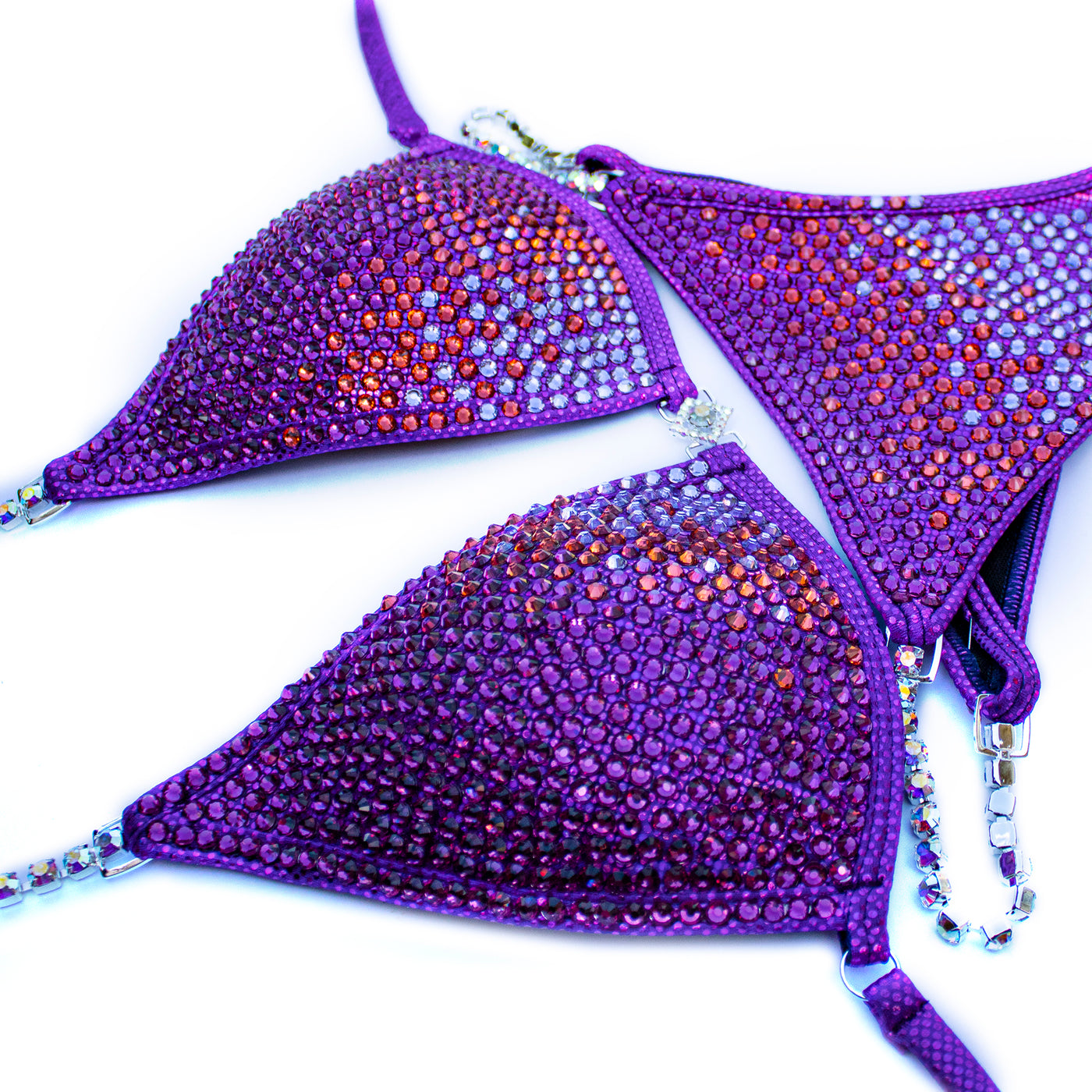 Raspberry Gradient Competition Bikini | OMG Bikinis