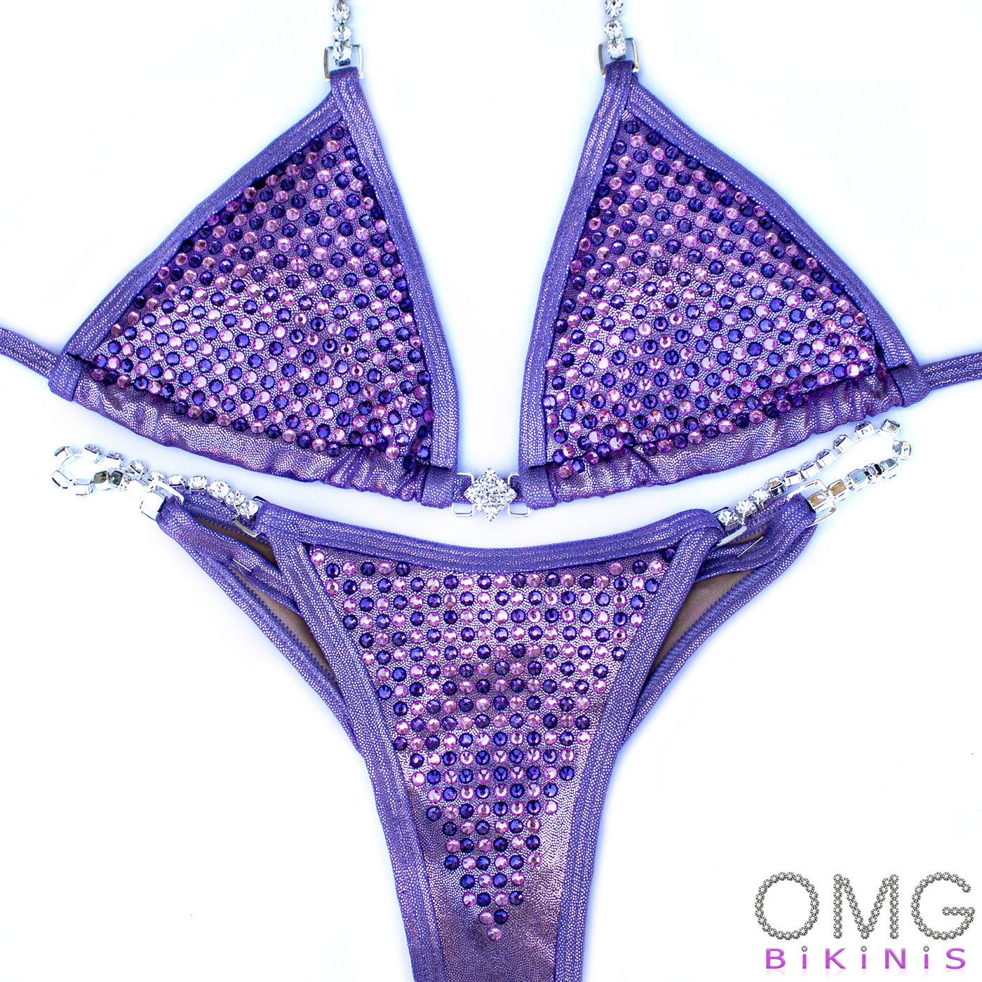 Lilac Competition Suit | OMG Bikinis