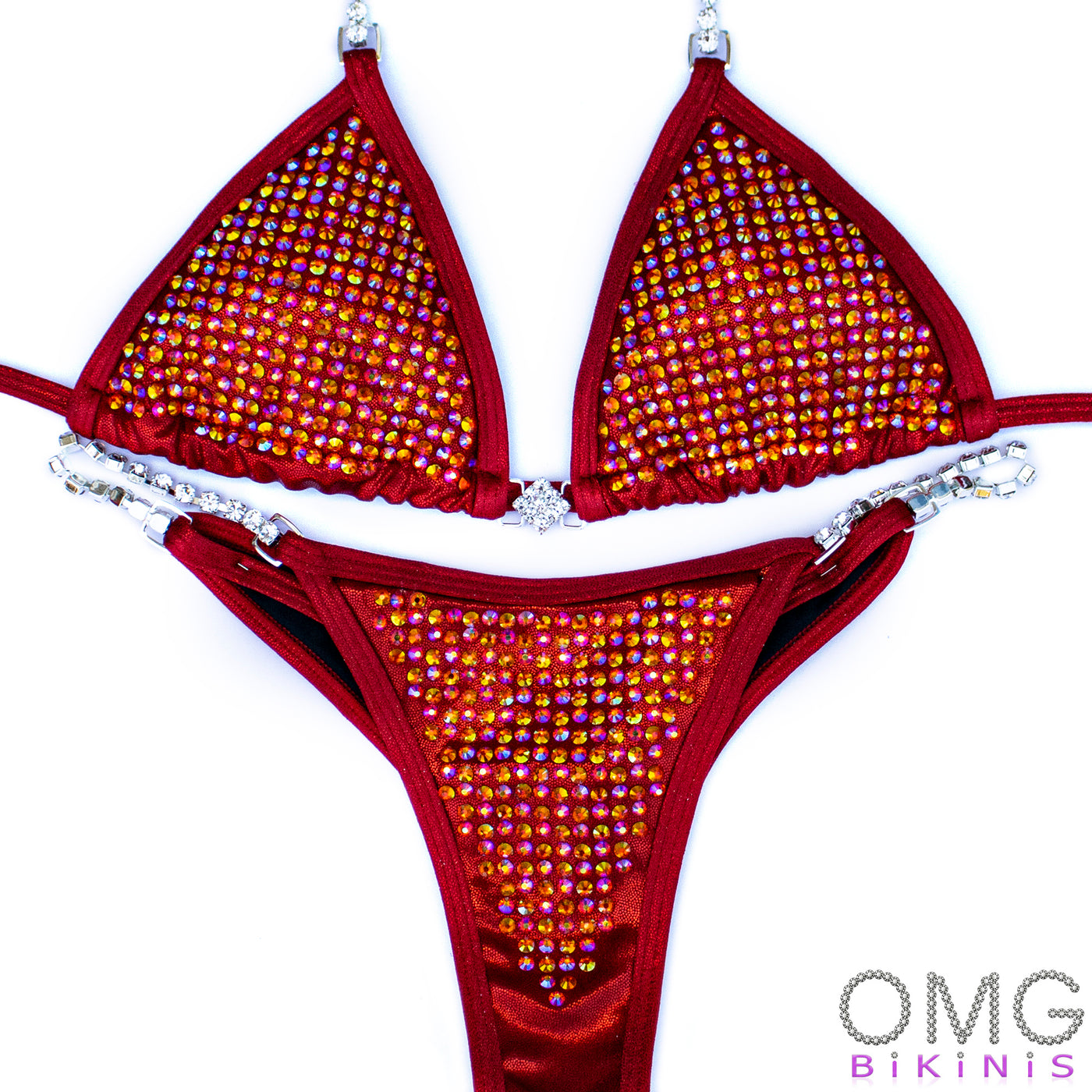 Sunny Red Competition Suit | OMG Bikinis