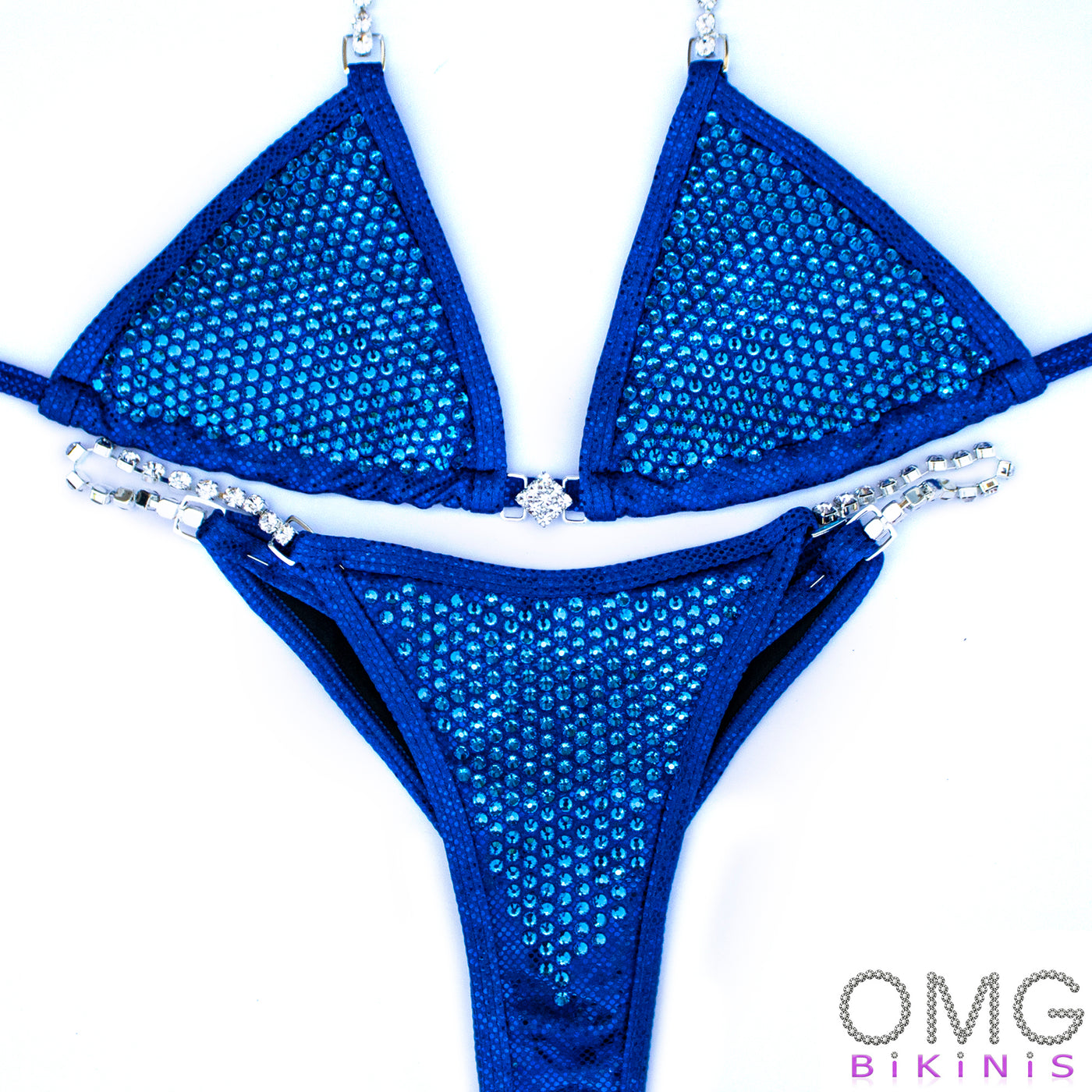 Capri Blue Competition Suit | OMG Bikinis