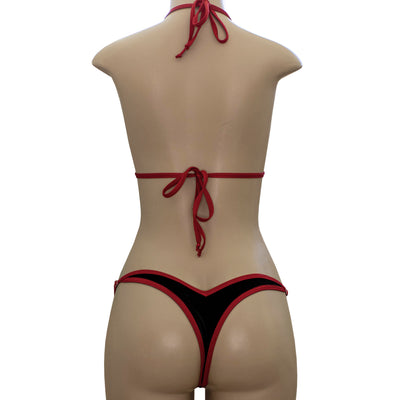 Black Velvet Posing Suit | Scrunch Butt Bikini | NPC/IFBB Practice Suit