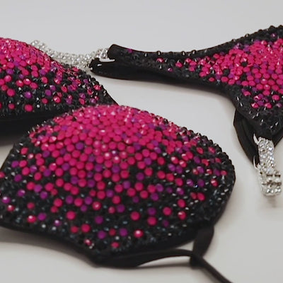 Neon Pink Gradient Competition Bikini | OMG Bikinis